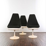 SET OF 3 TULIP CHAIRS DESIGNED BY JOE COLOBO FOR LUSCH ERZEUGNIS